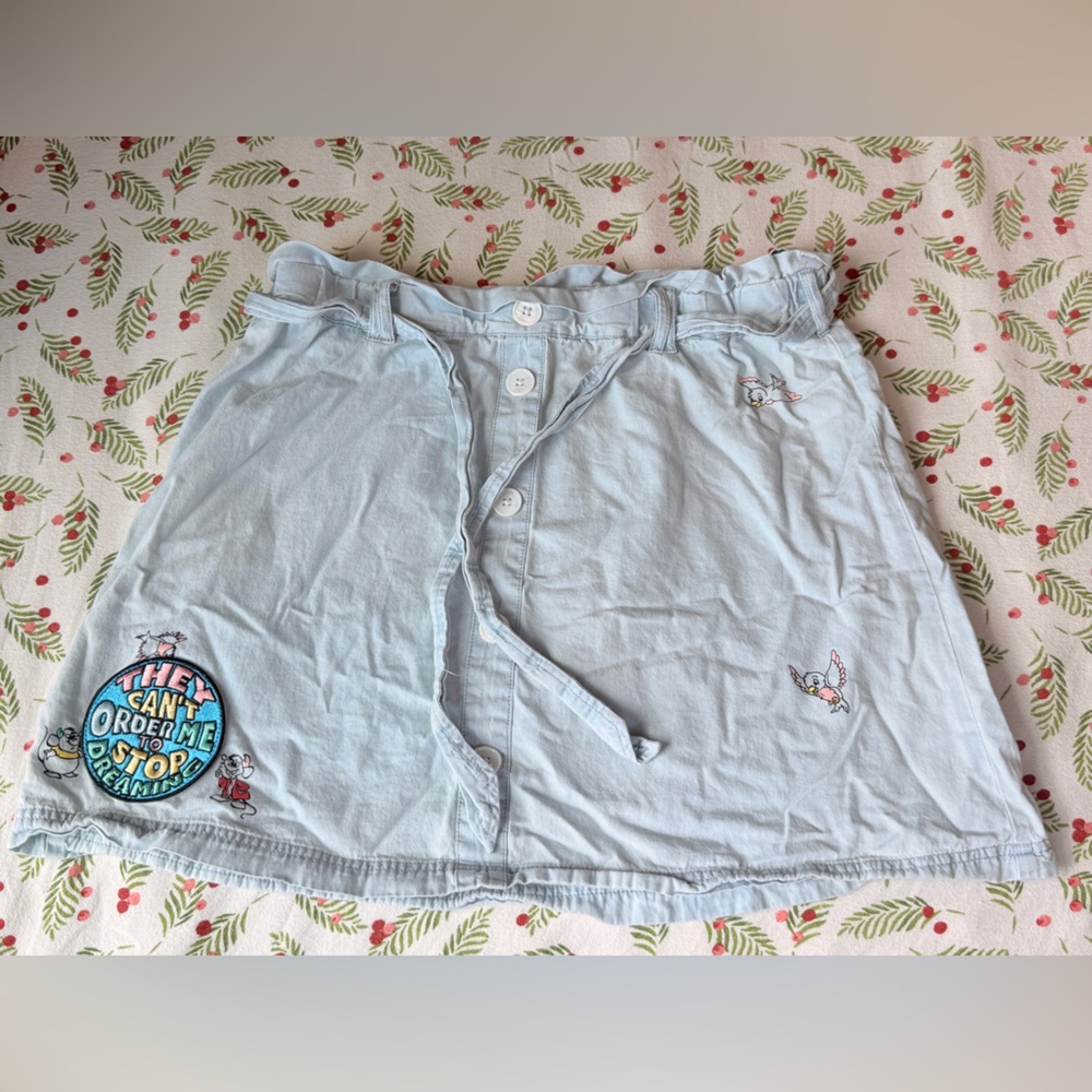 Disney Cinderella Pets Wrap Skirt Gus Jaq Bruno Women’s Medium